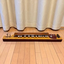 Kimura Electric Bass Taishogoto Japanese String Instrument Narden Wood Grain