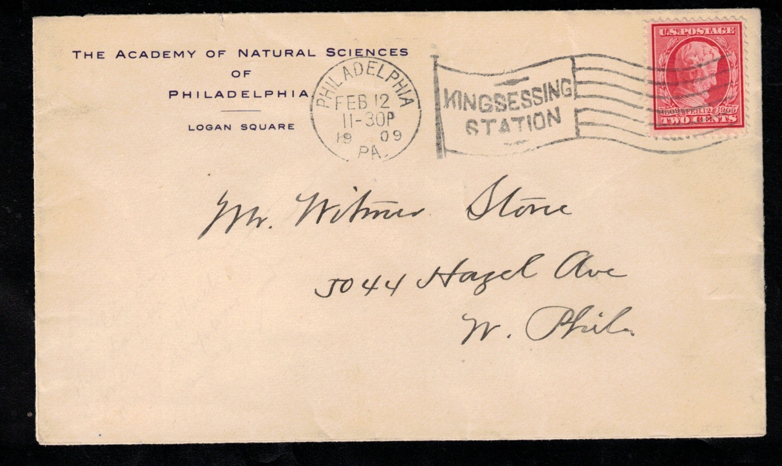 USA #367 Very Fine Used On 1st Day Cover To Philadelphia PA