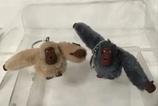 Kipling thumb sucking gorilla plush keyring charm, Jayla and ?,,,,,lot of 2