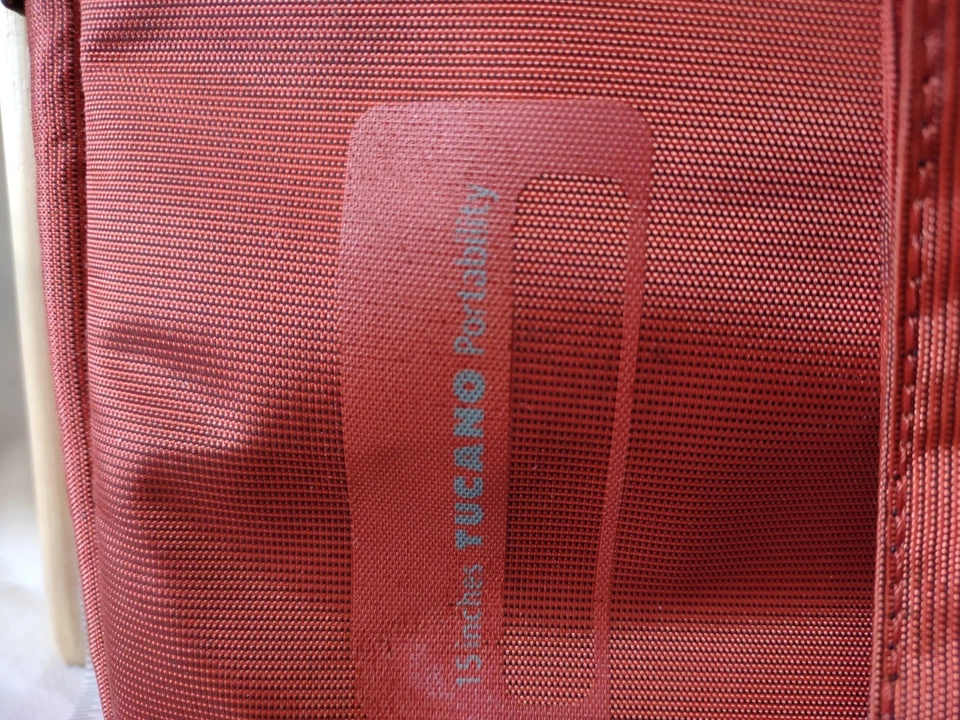 Оранжевая сумка Tucano Powerbook с подкладкой съемный плечевой ремень - Изображение 4 из 4