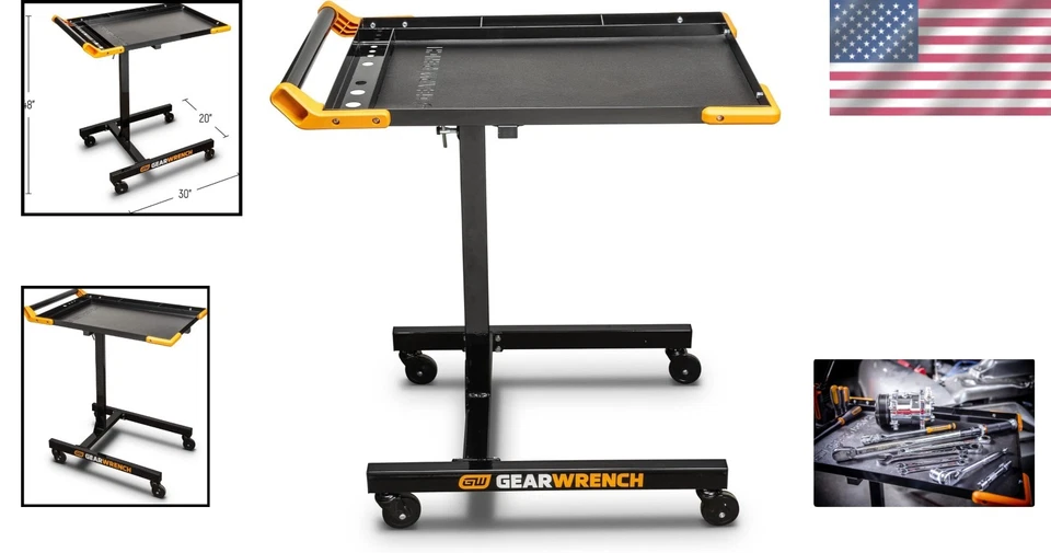 Multipurpose Adjustable Height Work Table 35 to 48 Inches for Shops and Garages - Image 2 of 4
