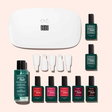 Manucurist Green Flash Slim LED Nail Gel Kit 24W LED Nail Lamp, Base Coat, T...