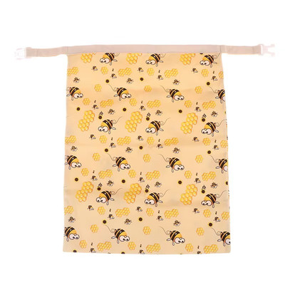 Reusable Beeswax Linen Bread Bag for Homemade Bread Sourdough Storage Eco Friend