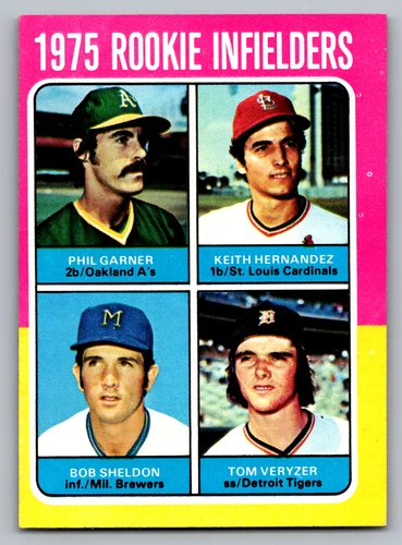 1975 TOPPS #623 PHIL GARNER A'S & KEITH HERNANDEZ CARDINALS ROOKIES