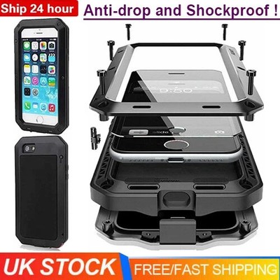 Robuste Gorilla Metall Hülle Stoßfest für iPhone 17 16 15 13 11 XR 8 Pro Max