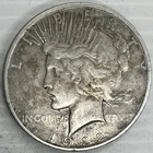 1922D Silver Peace Dollar Toned Uncertified Fine Condition