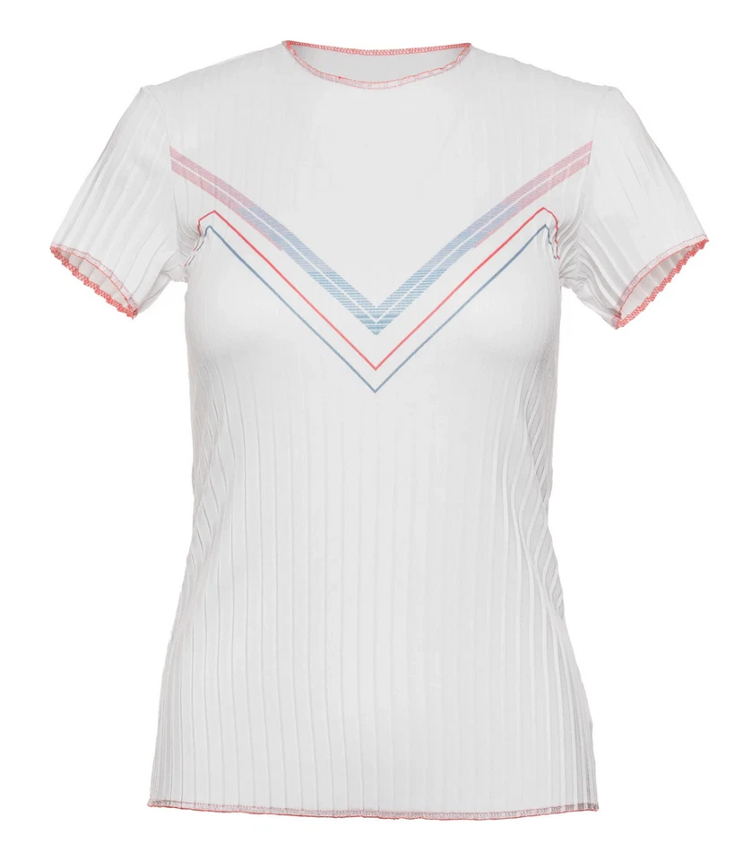 K-Swiss x Lucky In Love Plisado Manga Larga Crew + Camiseta y Falda a Juego Talla S Foto 4 de 4