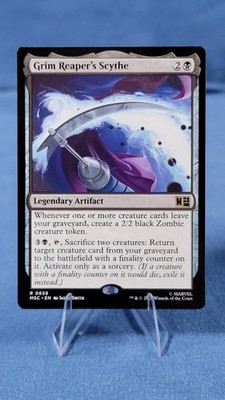 Foil Grim Reaper's Scythe 658 Commander: MSH Magic: The Gathering NM B