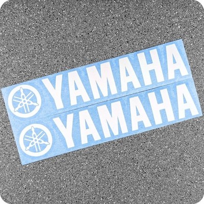 Yamaha Decal White Die-Cut Sticker FZ6R FZR R6 R1 600 Rim FZ8 Fazer YZF Zuma TTR