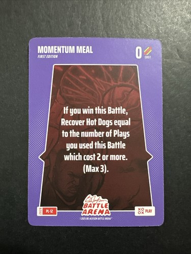 MOMENTUM MEAL Short Plays Bo Jackson Battle Arena 0 Cost, PL-12 XOXO PLAY 2026
