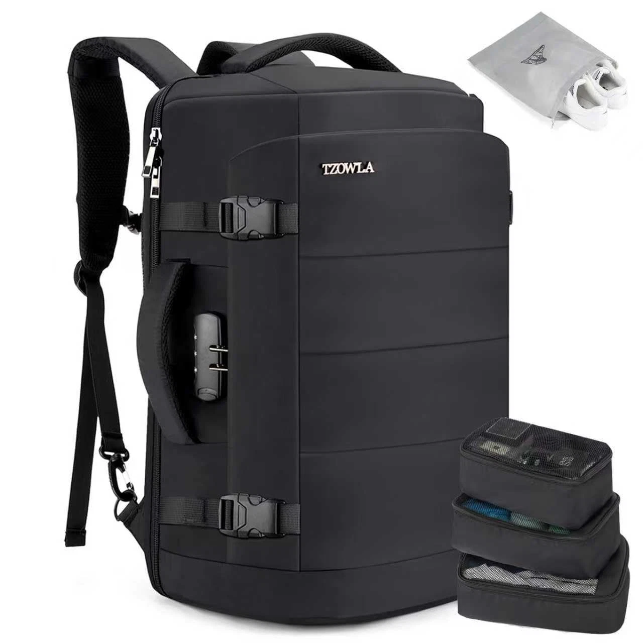40L Expandable Travel Laptop Backpack for Men Women Carry on Flight Approved,...