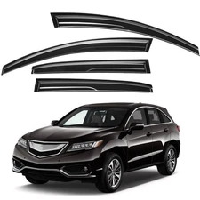 For Acura RDX 2013-2018 Tape-On Mugen Style Window Visors Vent Shade Rain Jebbne