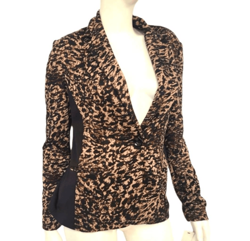 Blazer Rafaella Estampado Animal Mujer Talla 6 Nuevo con Etiquetas - Imagen 2 de 10