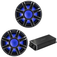 Kicker Marine KPX500.1 Powersports Amp  2 12" 4 Ohm Premium Marine Subwoof...