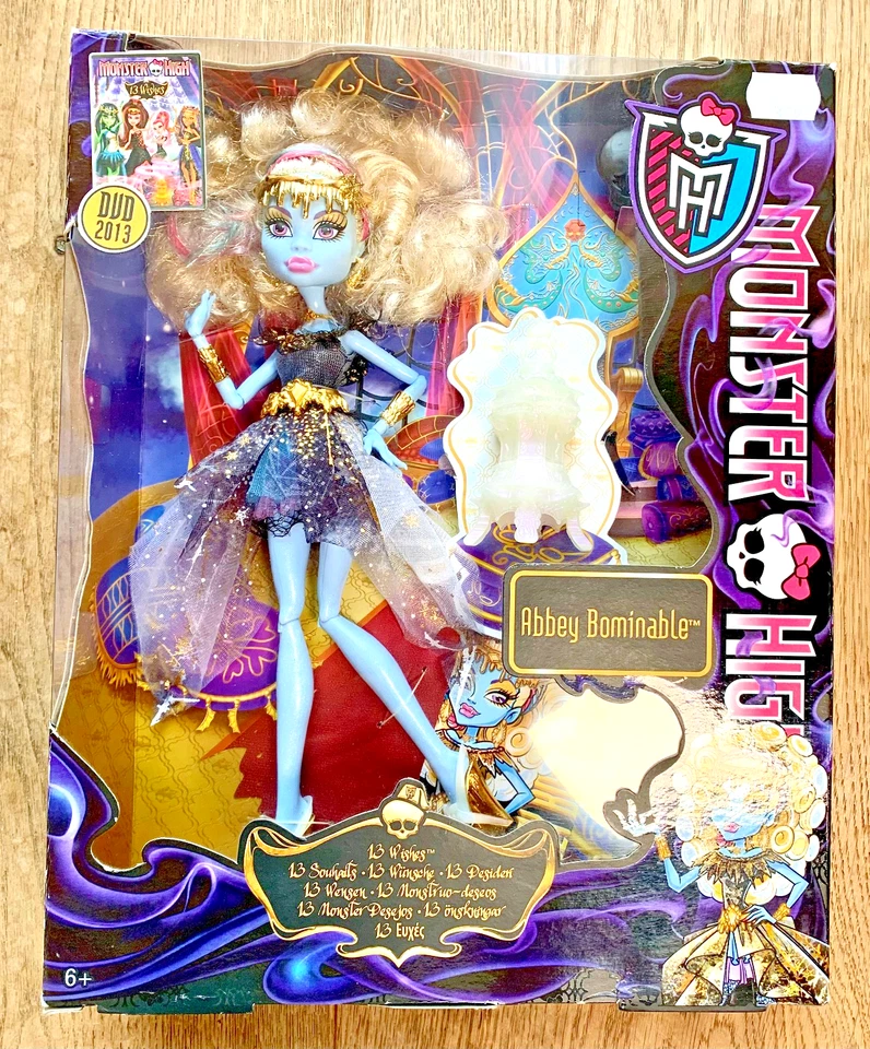 Mattel BBR94 Monster High 13 wünsche Abbey Bominable Neu&ovp