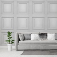 Amara Texturiert Holzplatte Subtil Glanz Belgravia Vinyl Tapete 7376 Taube Grau
