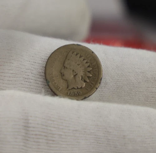 1859 US Indian Cent (CN) (Cleaned)