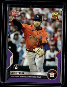 Jeremy Pena Autograph | eBay