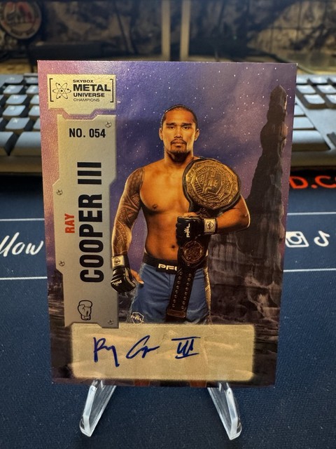 2022 Skybox Metal Universe Champions - Ray Cooper III #054.   Autograph