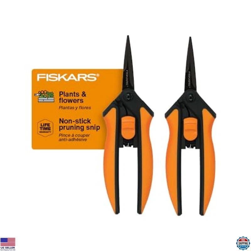 Fiskars 6" Pruning Snips - Ergonomic Shears with Comfort Grip & Sharp Blades
Opens in a new window o