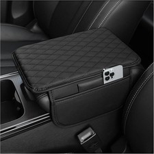 Upgraded Car Center Console Cover,Microfiber Leather Car Armrest Cover Cushion w