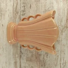Vintage Hull Art Pottery Vase USA 216-9 Pink Matte Glaze Fan Shape 1940s 9” Tall