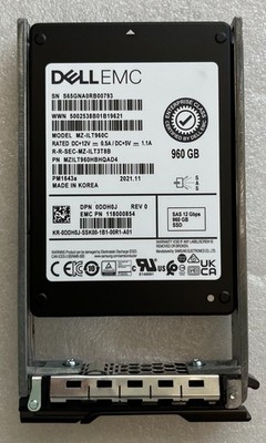 DDH0J DELL SAMSUNG  MZ-ILT960C 960GB SAS 12Gb/s RI 2.5 SSD 0DDH0J HARD DRIVE HDD