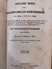 Francesco Dias, Legislazione positiva del Regno delle Due Sicilie dal 1806 