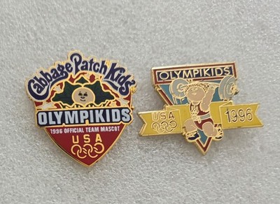 LOT 0F 2 ATLANTA 1996 OLYMPIC USA OLYMPIKIDS PIN