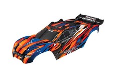 Traxxas 6717T Rustler 4X4 VXL Pre-Painted Body w/Clipless Mounting Orange