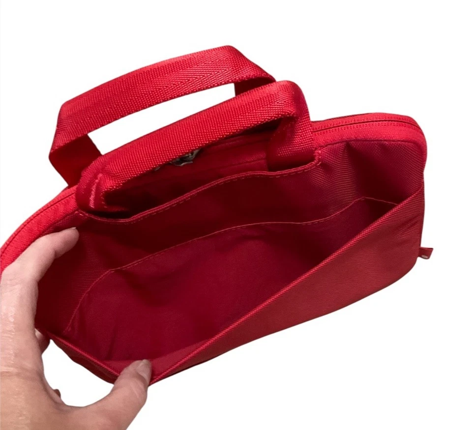 Capa de transporte de náilon Incase para tablet Apple MacBook Android 10” - Vermelha - Imagem 3 de 4