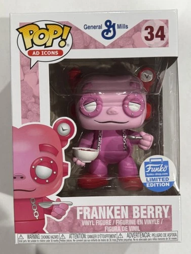 Funko Pop! Vinyl: Ad Icons - Frankenberry w/ Cereal&Spoon - Funko Exclusive #34