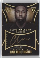 2015 Panini Black Gold Rookie 28/49 Clive Walford #RAU-CW Auto 0c6