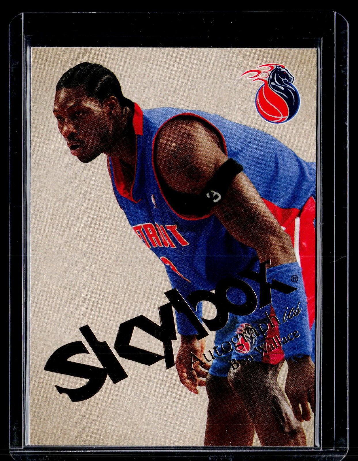 2003-04 SkyBox Autographics #14 Ben Wallace BK93