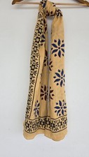 Hand block Print Cotton Sarong - 72x44 Inch Beach Wrap, Floral Women Sarong