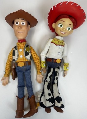 Disney Toy Story Sheriff Woody & Jessie sprechende Puppen mit Zugschnur funktionierendes Paar