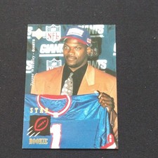 Upper Deck 1995 Star Rookie Tyrone Wheatley Giants NFL Football Rookie Card #14. rookie card picture