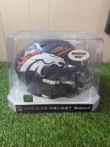 Bo Nix Autographed Denver Broncos Midi speedflex