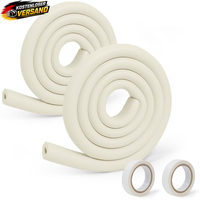 Vicloon Kantenschutz - 2 X 2M U-Förmige Baby Schaumstoff Selbstklebend, Tischkan
