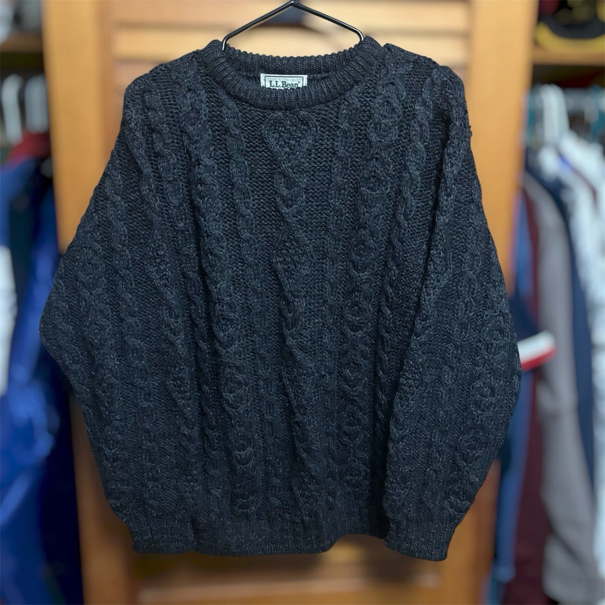 Ll Bean Fisherman Sweater In Women's Sweaters for sale - eBay