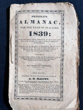 Prindle's Almanac For the Year 1839 - New Haven, Connecticut