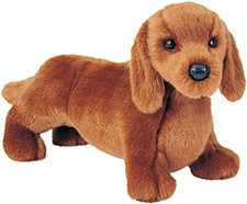 Gretel Red Dachshund Dog Plush Stuffed Animal