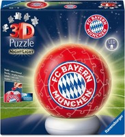 72 Teile Ravensburger 3D Puzzle Ball Nachtlicht Fc Bayern MüNchen 12008056