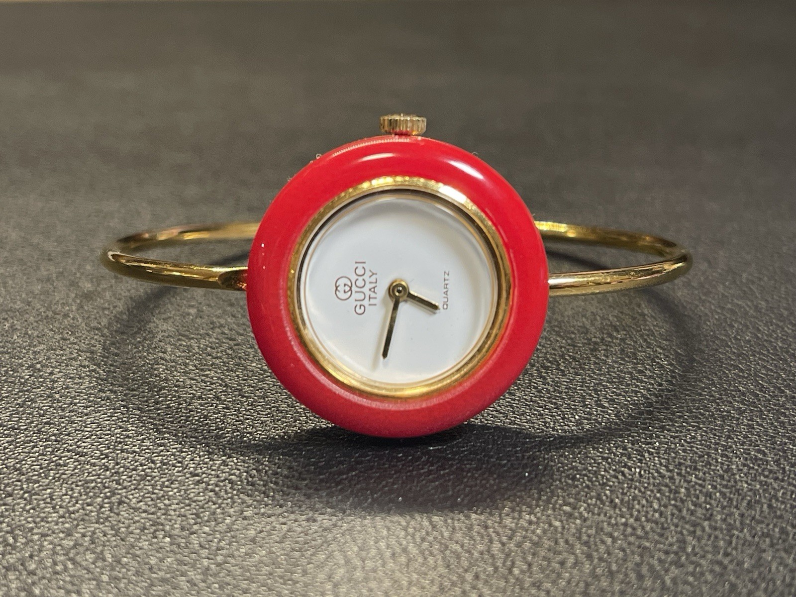 Authentic Gucci Interchangeable Bezel Watch Vintage Bangle Style 15cm thumbnail 2