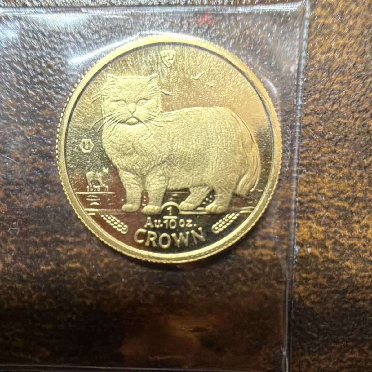 Isle of Man Cat Gold Bullion Coins 1/10 oz Precious Metal Content