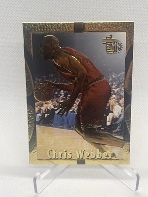 1994-95 TOPPS EMBOSSED GOLD CARD WASHINGTON BULLETS CHRIS WEBBER #100
