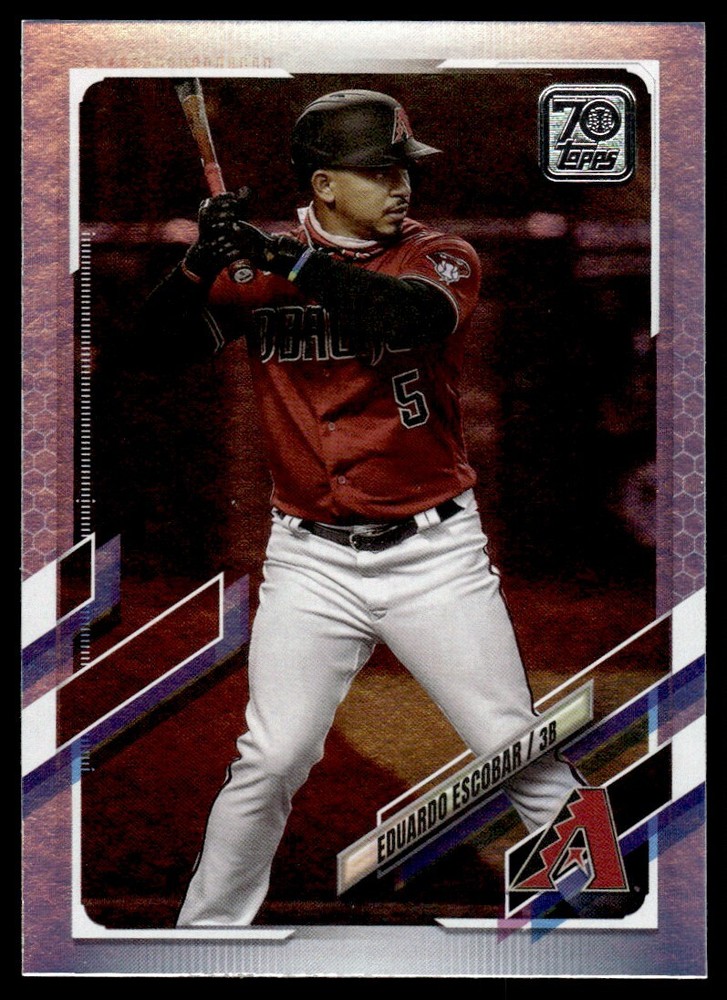 Eduardo Escobar 2021 Topps Rainbow Foil B6 #260 Arizona Diamondbacks