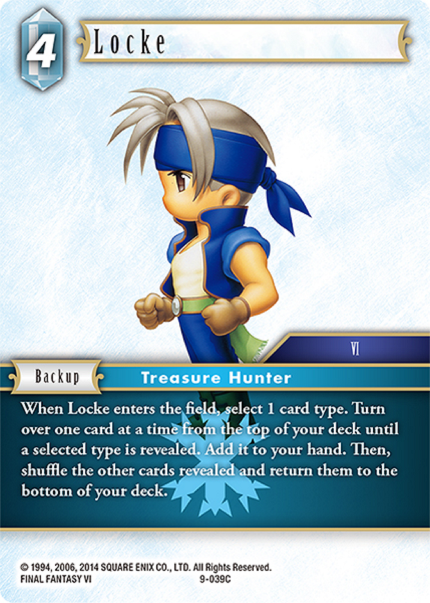 ファイナルファンタジーTCG Lki Locke [Final Fantasy TCG] Trading Card SQUARE ENIX [NEAR MINT] 9