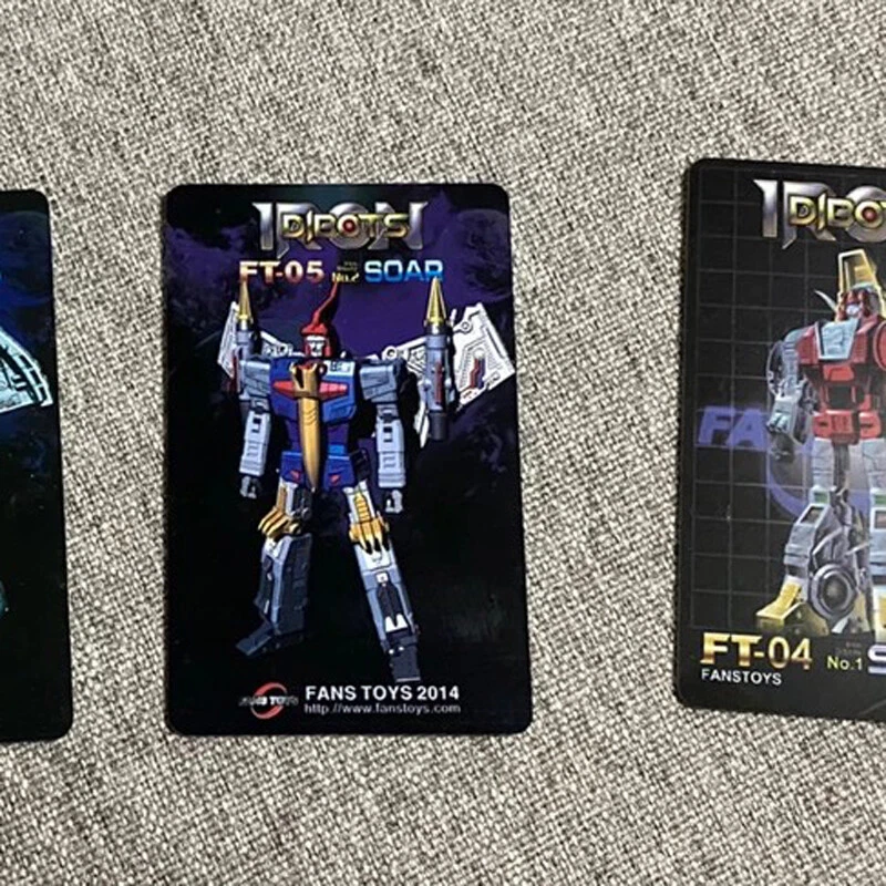 FansToys FT-04 ft05 Grinder FT07 FT08 Dinosaur Accessories Card only CARD 4pcs - Image 4 of 4