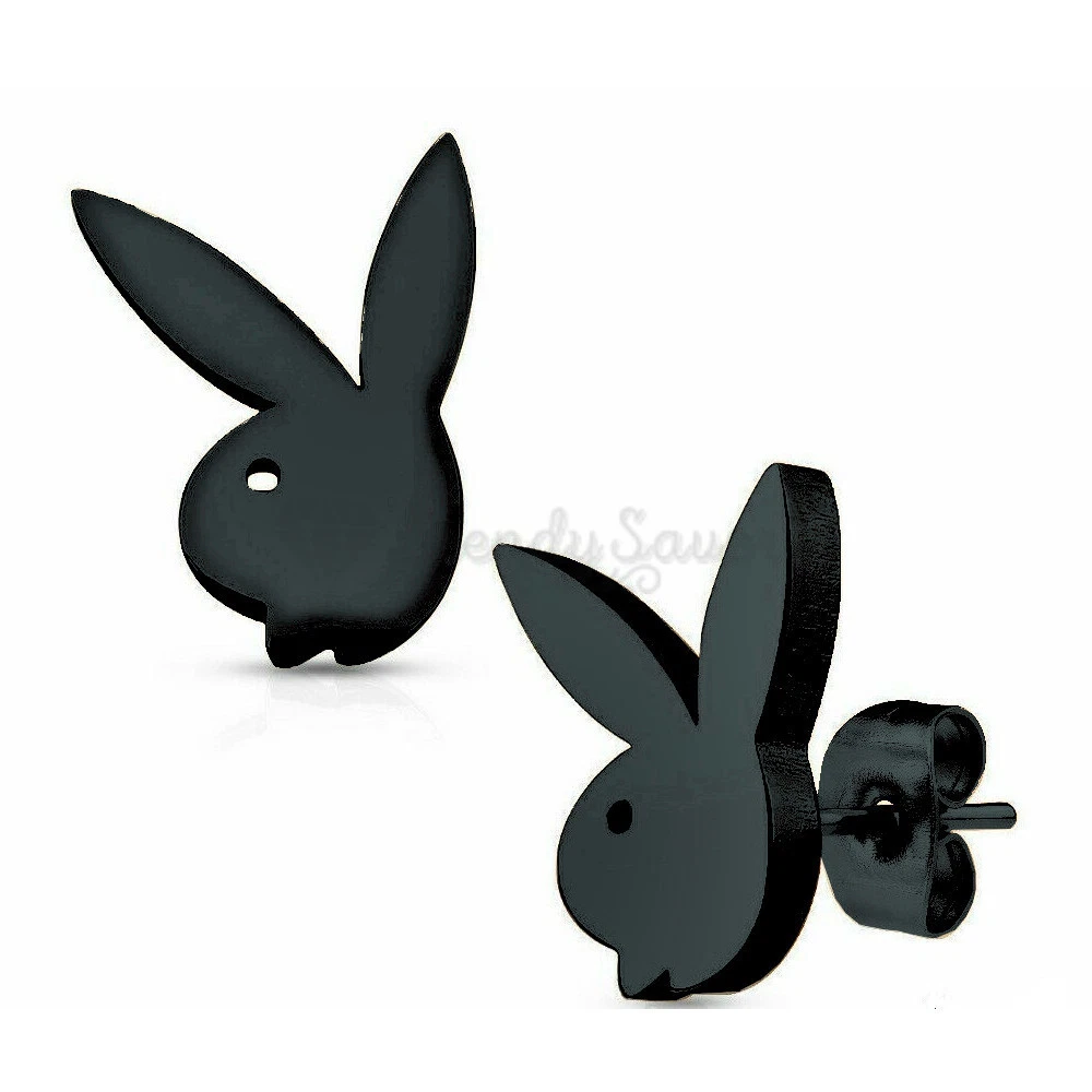 Mens playboy on sale bunny earrings
